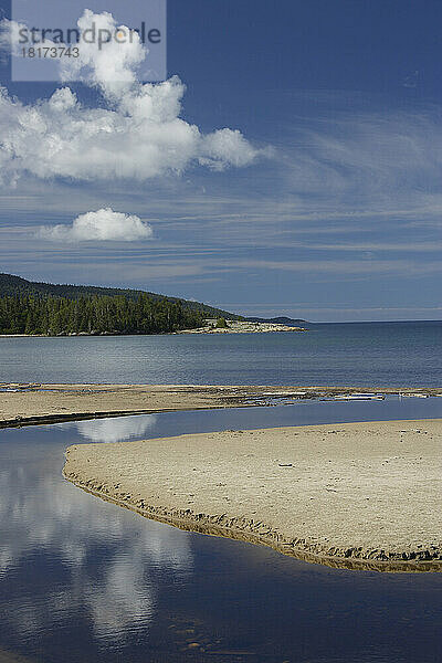 Strand  Lake Superior  Neys Provincial Park  Ontario  Kanada
