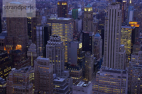 Manhattan-Stadtbild  New York City  New York  USA