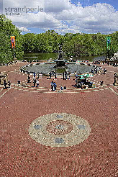 Bethesda-Brunnen  Central Park  NYC  New York  USA