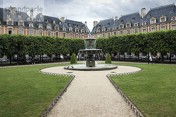 Place des Vosges  Marais  Paris  Ile-de-France  Frankreich