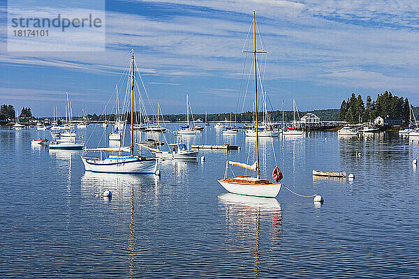 Boothbay Harbor  Maine  USA