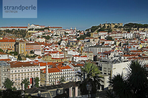 Stadtbild von Lissabon  Portugal