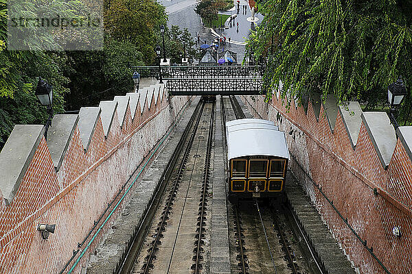 Budapester Burgberg-Standseilbahn  Burgberg  Budapest  Ungarn