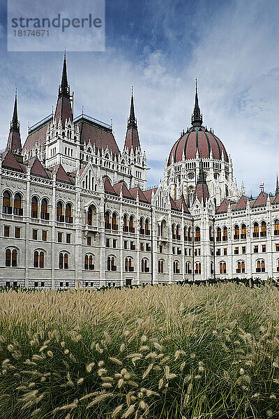 Ungarisches Parlamentsgebäude  Budapest  Ungarn