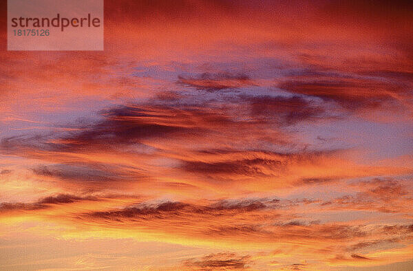 Sonnenuntergang  St. Peters  Nova Scotia  Kanada