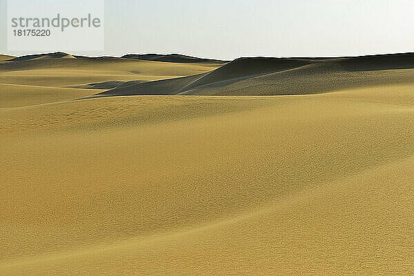 Malerischer Blick auf die Sanddüne  Matruh  das Große Sandmeer  die libysche Wüste  die Sahara  Ägypten  Nordafrika  Afrika