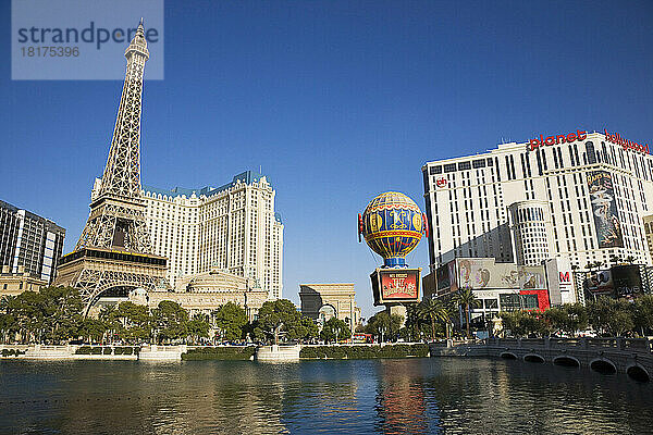 Hotels und Casinos am Las Vegas Strip  Paradise  Las Vegas  Nevada  USA