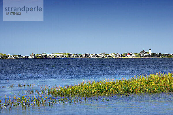 Überblick über Coastal Town  Barnstable  Cape Cod  Massachusetts  USA