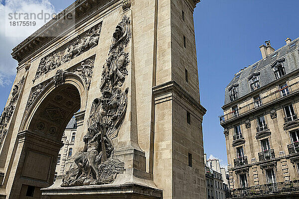 Porte Saint-Denis  10. Arrondissement  Paris  Frankreich