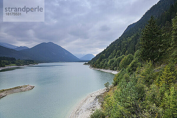 Sylvensteinsee  Bayern  Deutschland