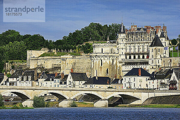 Chateau d'Amboise  Amboise  Indre-et-Loire  Loiretal  Frankreich