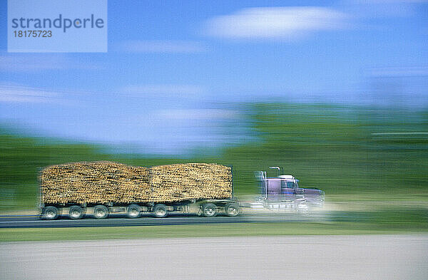 Logging Truck  Schreiber  Ontario  Canada