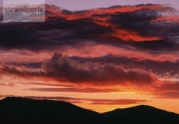 Sonnenuntergang  Kamieskroon  Namaqualand  Südafrika