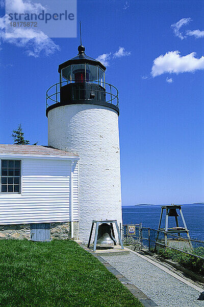 Bass Harbor Head Lighthouse Acadia Nationalpark  Maine  USA