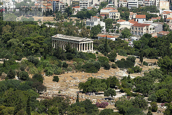Tempel des Hephaistos  antike Agora von Athen  Athen  Attika  Griechenland