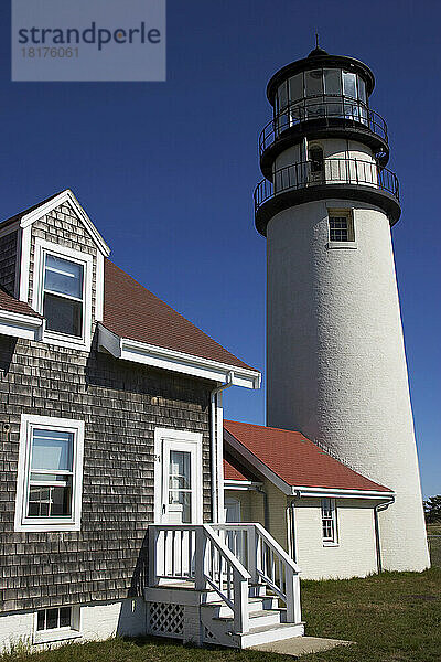 Highland Light  Cape Cod National Seashore  Truro  Cape Cod  Massachusetts  USA