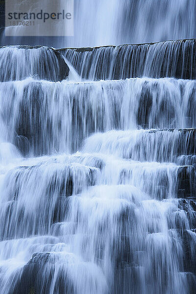 Wasserfälle  Chittenango Falls State Park  Madison County  Cazenovia  New York  USA