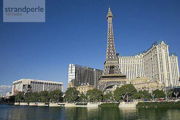 Hotels und Casinos am Las Vegas Strip  Paradise  Las Vegas  Nevada  USA