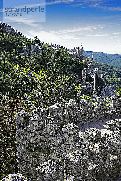 Schloss der Mauren in der Gemeinde Sintra  Portugal