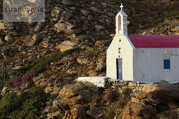 Kirche  Chora  Mykonos-Stadt  Mykonos  Kykladen  griechische Inseln  Griechenland