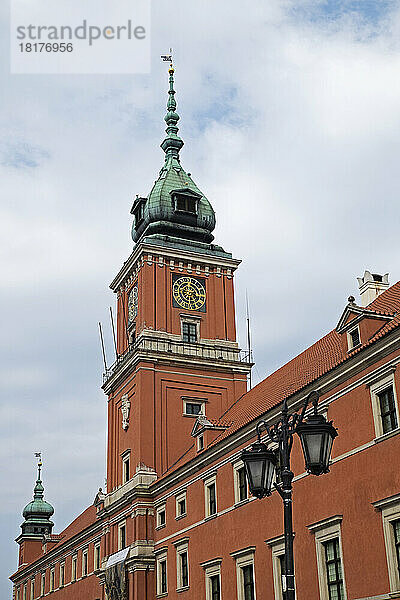 Clock Tower of Royal Castle  Stare Miasto  Warsaw  Poland