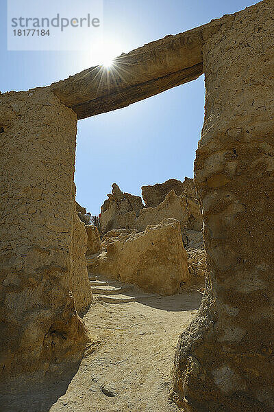Festung von Schali (Schali)  Altstadt von Siwa  Oase Siwa  Matruh  Libysche Wüste  Sahara  Ägypten  Nordafrika  Afrika