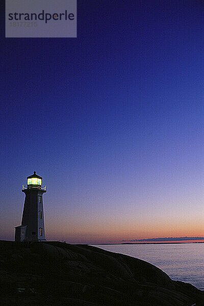 Leuchtturm Peggy's Cove  Nova Scotia  Kanada