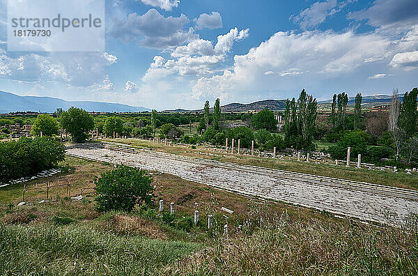 suedliche Agora von Aphrodisias Ancient City  Denizli  Tuerkei |South Agora of Aphrodisias Ancient City  Denizli  Turkey|