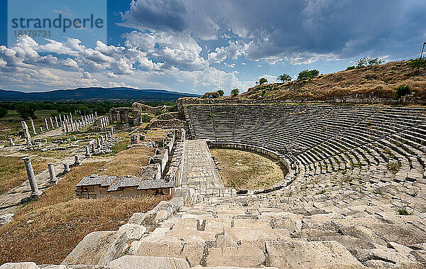 Theater von Aphrodisias Ancient City  Denizli  Tuerkei |theater of Aphrodisias Ancient City  Denizli  Turkey|