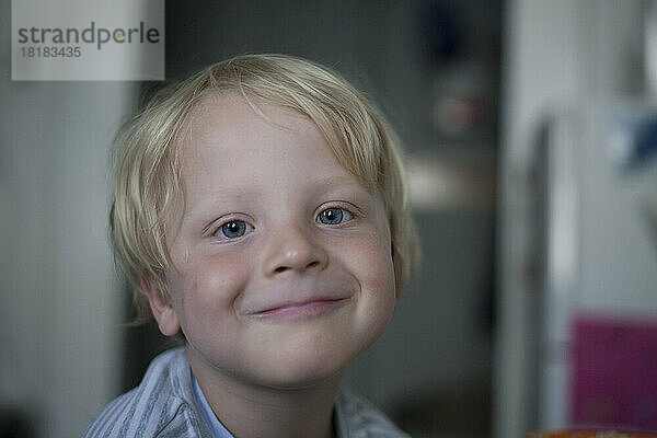 Portrait of smiling little boy