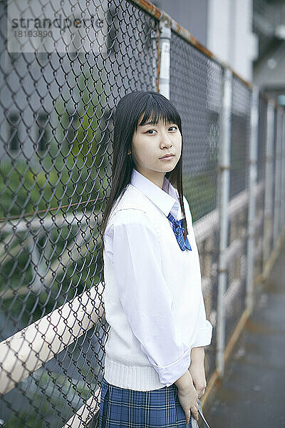 Japanisches Highschool-Mädchen