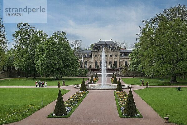 Schlosspark mit Orangerie  Fulda  Hessen  Deutschland  Europa
