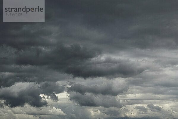 Regenwolken  Provinz Quebec  Kanada  Nordamerika