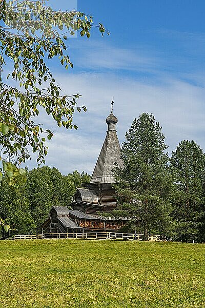 Holzkirche  Malye Korely  Klein-Karelien  Archangelsk  Russland  Europa