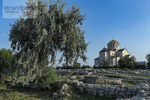 St. -Wladimir-Kathedrale  Unesco-Stätte Antikes Chersonesos  Sewastopol  Krim  Russland  Europa