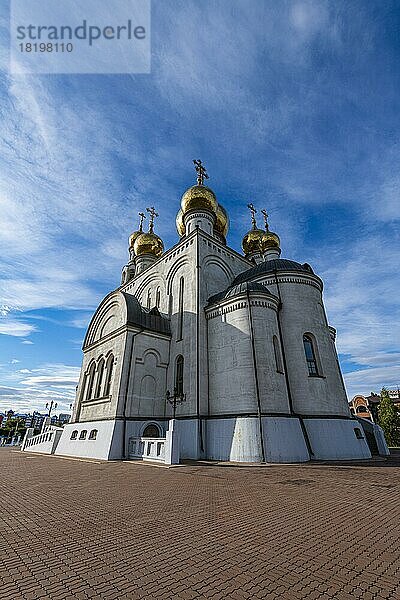 Abakan-Kathedrale der Verklärung  Abakan  Republik Chakassien  Russland  Europa