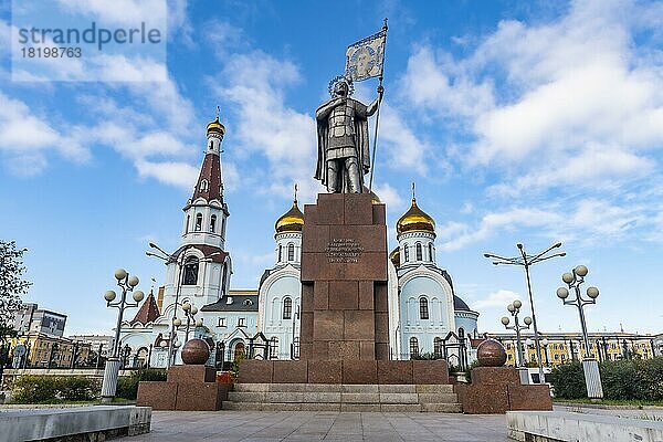Alexander-Newski-Denkmal  Tschita  Zabaykalsky Krai  Russland  Europa
