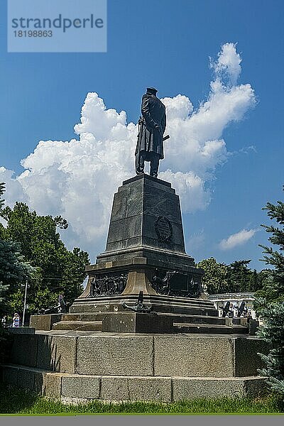 Denkmal für Admiral Nakhimov  Sewastopol  Krim  Russland  Europa