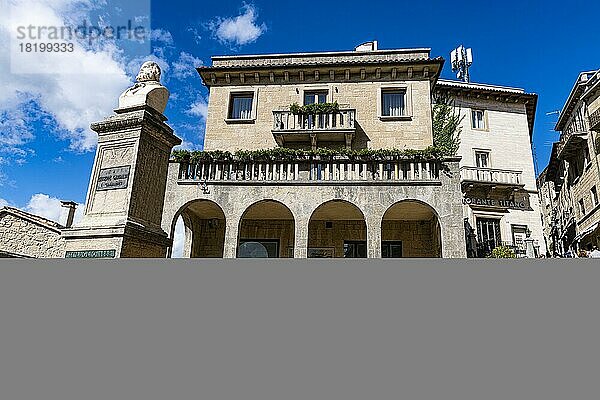 Historisches Zentrum  Unesco-Weltkulturerbe San Marino  Italien  Europa