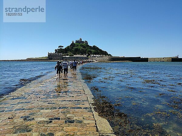 St. Michaels Mount  Cornwall  Großbritannien  Europa