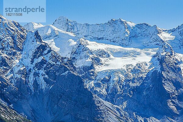 Trafoier Eiswand 3565m  Trafoi  Trafoital  Ortler-Alpen  Provinz Bozen  Südtirol  Trentino-Südtirol  Norditalien  Italien  Europa