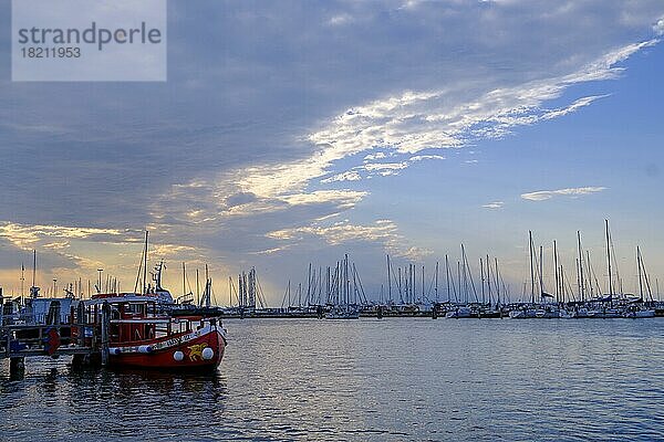 Hafen  Chioggia  Venetien  Italien  Europa