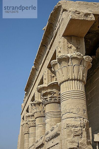 Hathor-Tempel  Dendera  Qina  Ägypten  Afrika