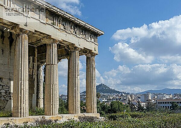 Tempel des Hephaistos  Agora  Athen  Griechenland  Europa