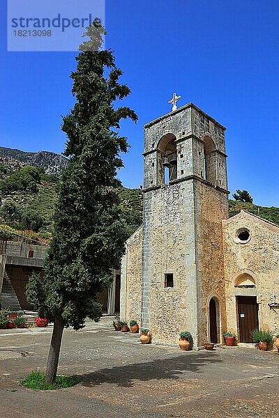 Kloster Monastery of Ayios Antonios  Klosterkiche  Kreta  Griechenland  Europa