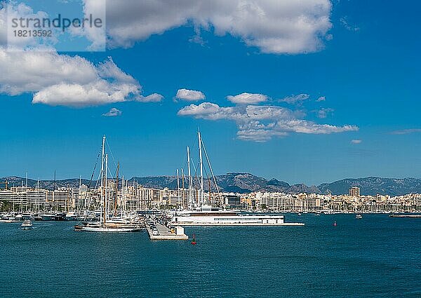 Yachthafen von Palma De Mallorca  Spanien  Europa