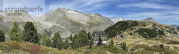 Villa Cassel im Aletschgebiet  Riederalp  Wallis  Schweiz  Europa