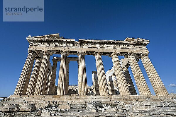 Parthenon-Tempel  Akropolis  Athen  Griechenland  Europa