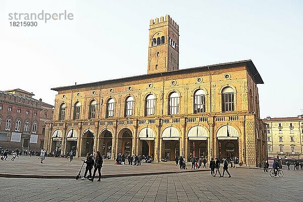 Palazzo del Podestà  Piazza Maggiore  Bologna  Emilia-Romagna  Italien  Europa