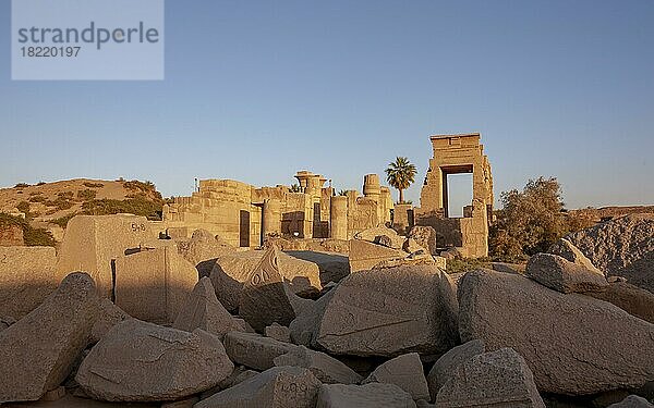 Karnak-Tempel  Theben  El-Karnak  Luxor  Ägypten  Afrika